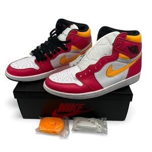 Air Jordan 1 Retro High OG Light Fusion Red Men’s Size 9 555088-603